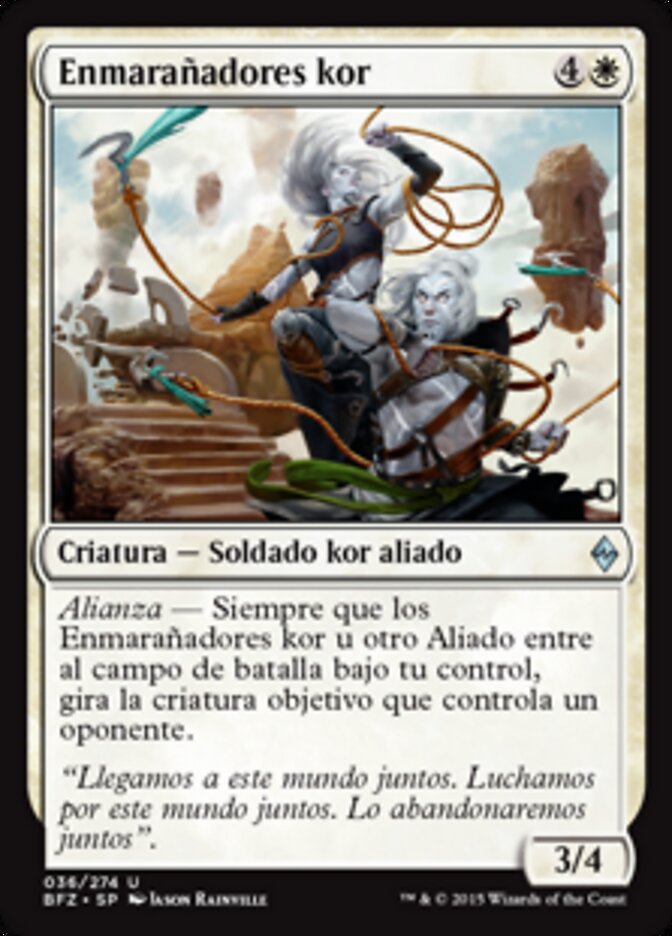 Enmarañadores kor