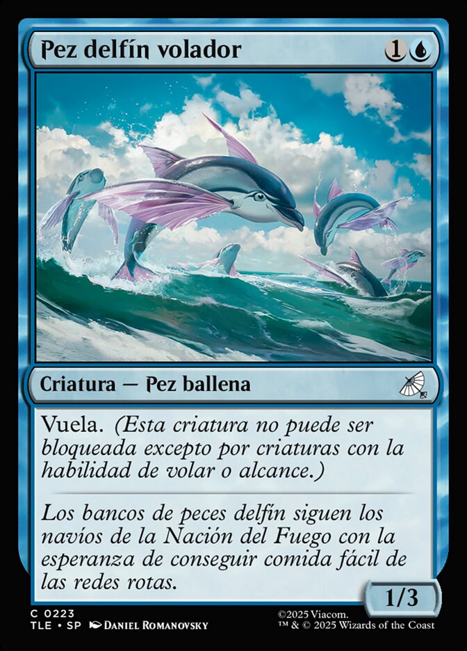 Pez delfín volador