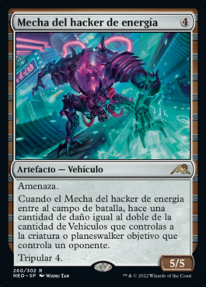 Mecha del hacker de energía