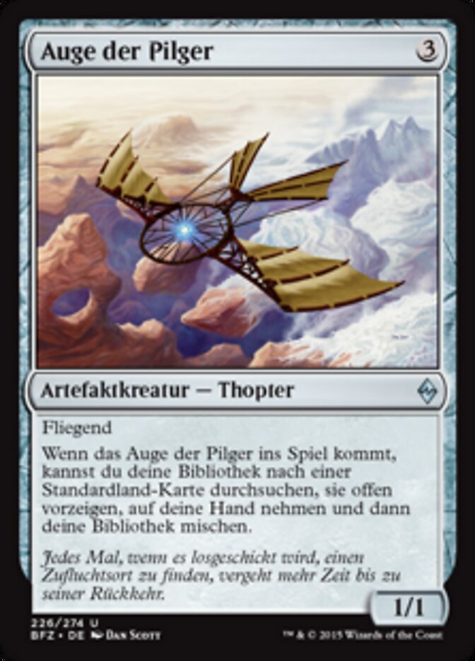 Auge der Pilger