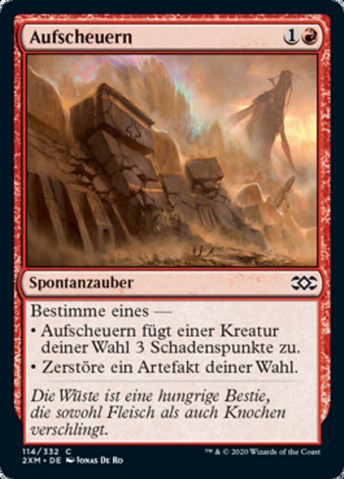 Aufscheuern