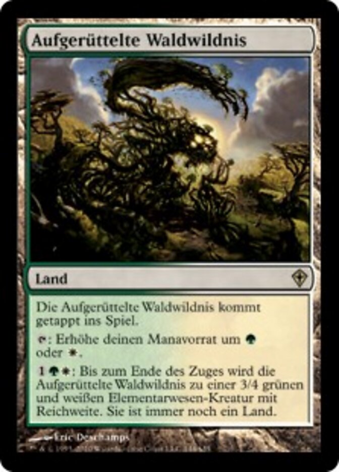 Aufgerüttelte Waldwildnis