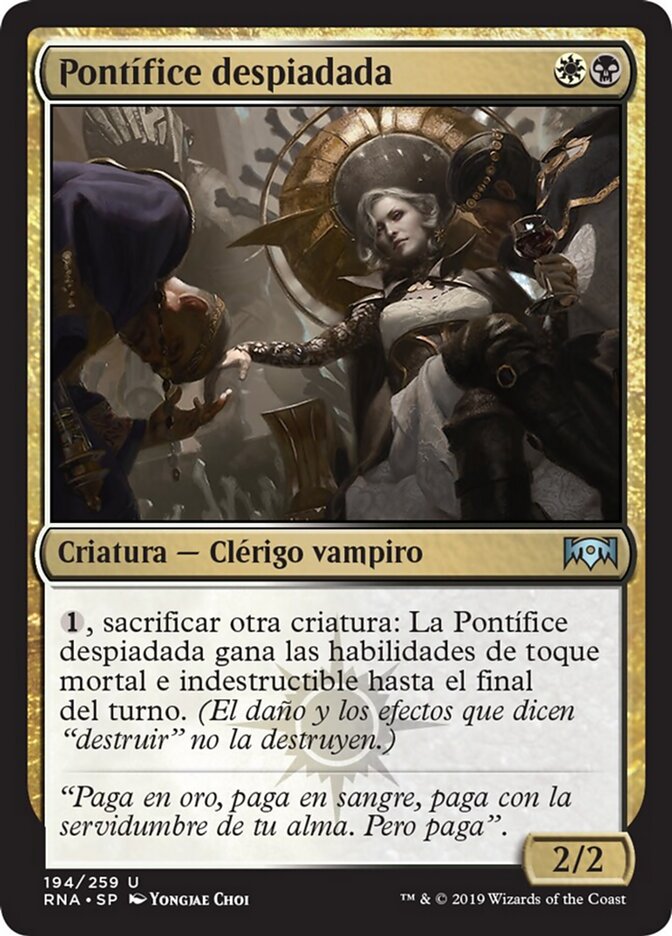 Pontífice despiadada