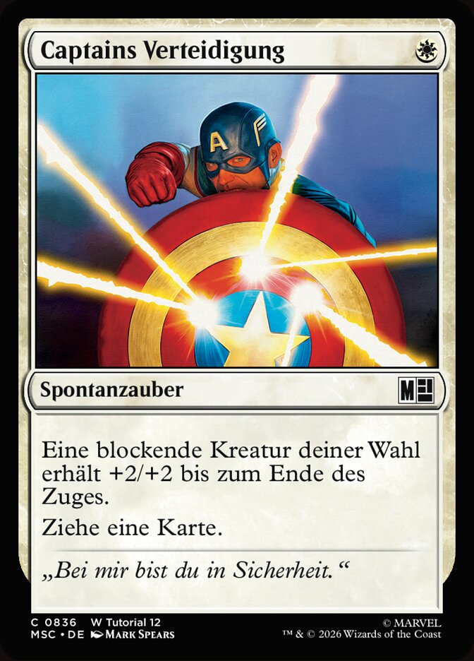 Captains Verteidigung