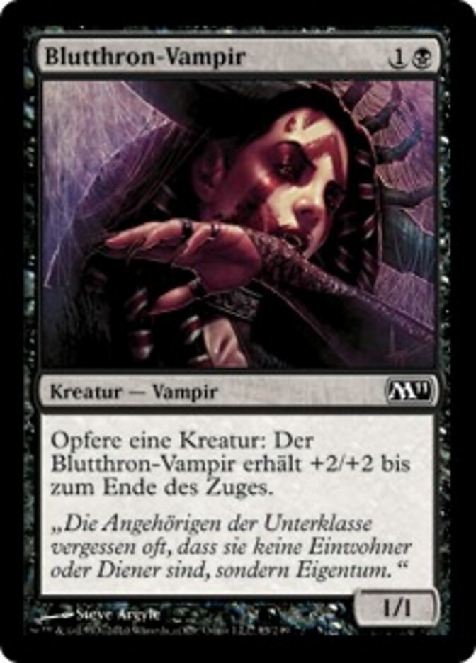 Blutthron-Vampir