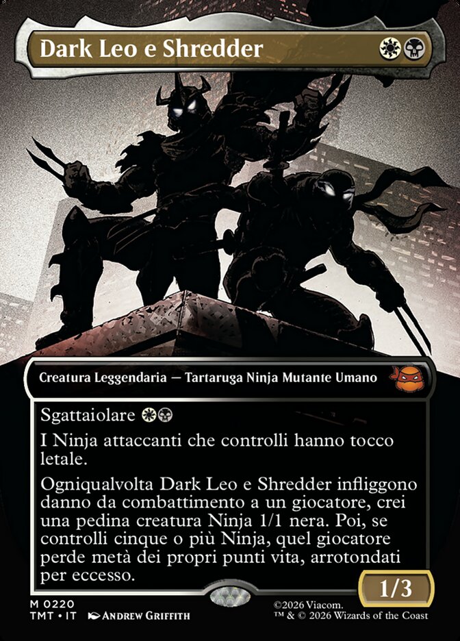 Dark Leo e Shredder
