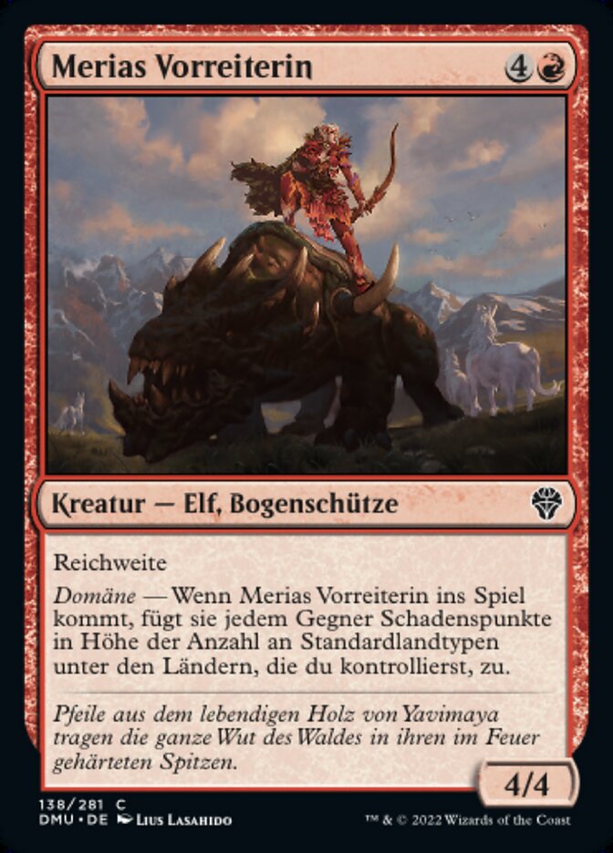 Merias Vorreiterin