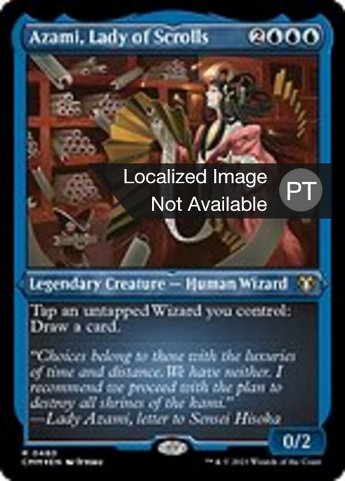 Azami, Dama dos Pergaminhos