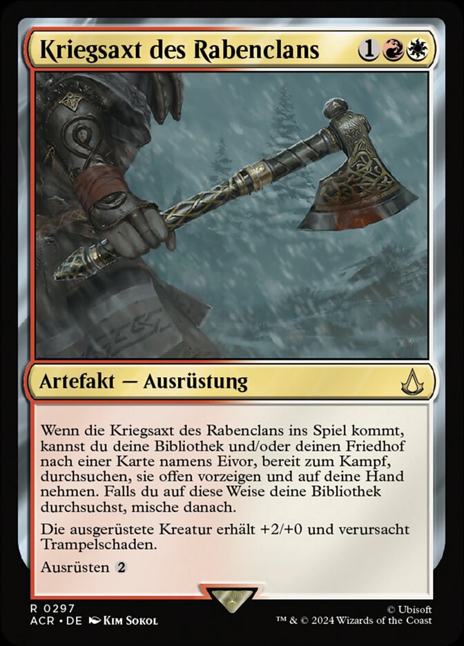Kriegsaxt des Rabenclans