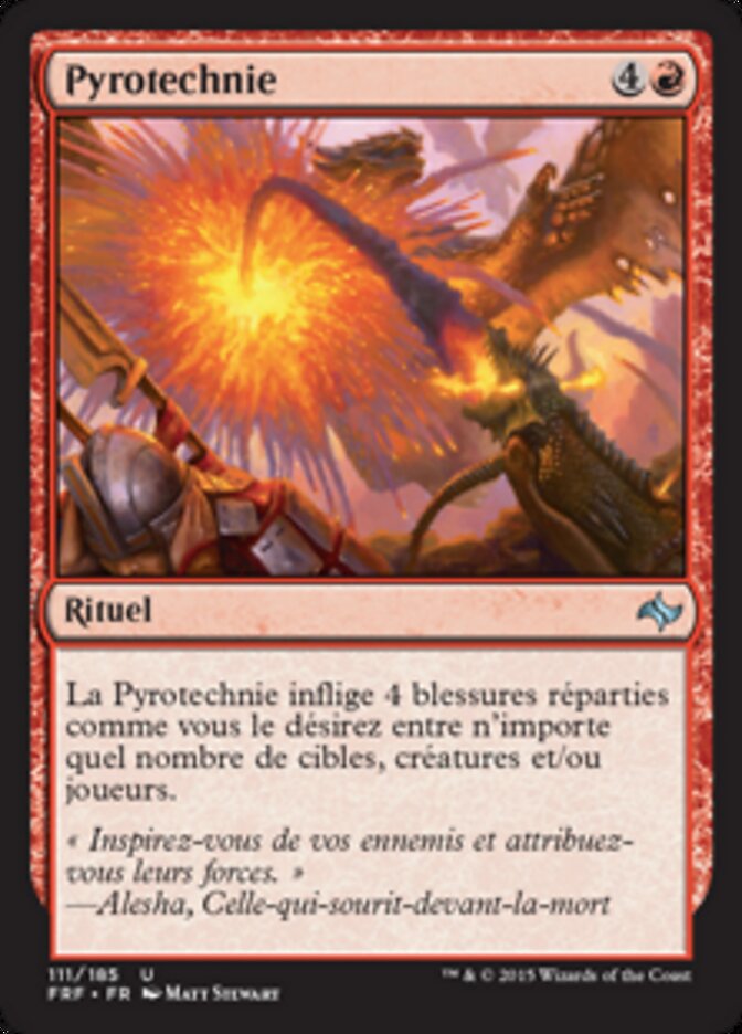 Pyrotechnie