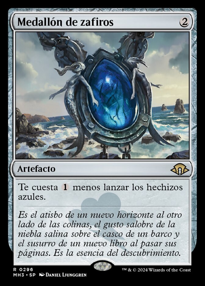 Medallón de zafiros