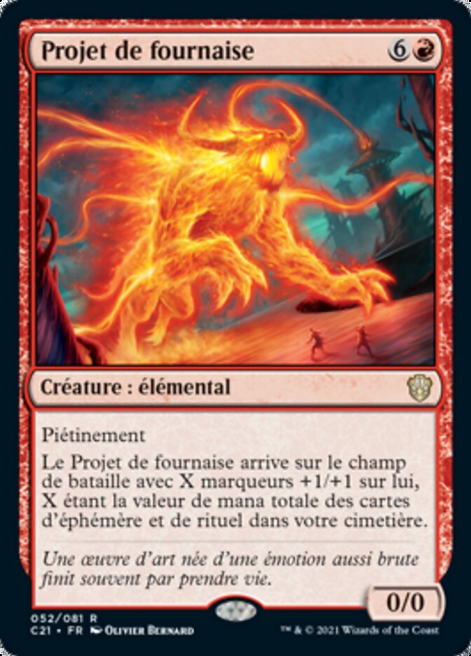 Projet de fournaise