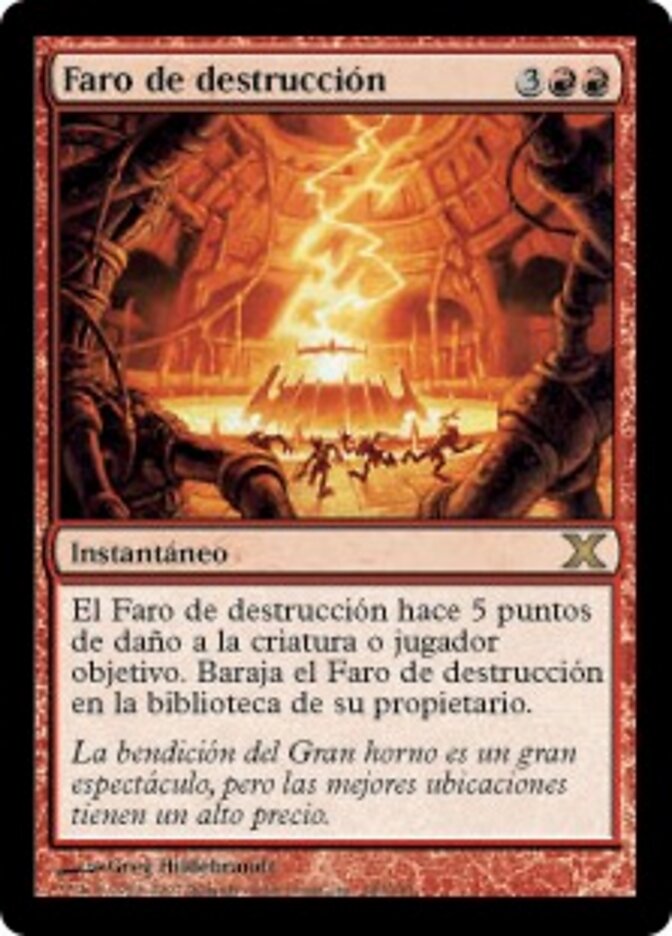 Faro de destrucción