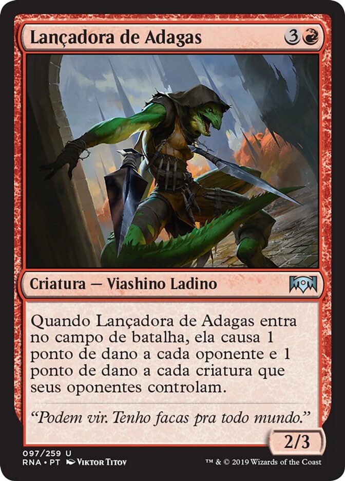 Lançadora de Adagas