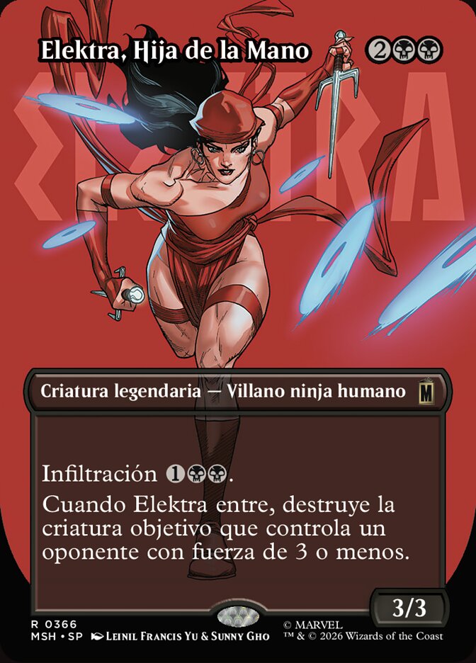 Elektra, Hija de la Mano
