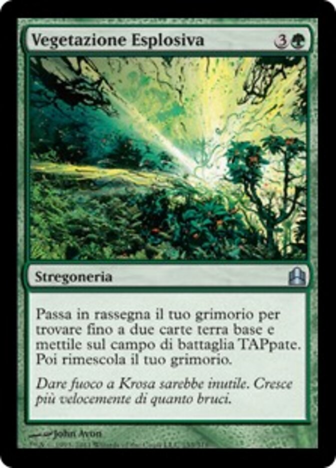 Vegetazione Esplosiva