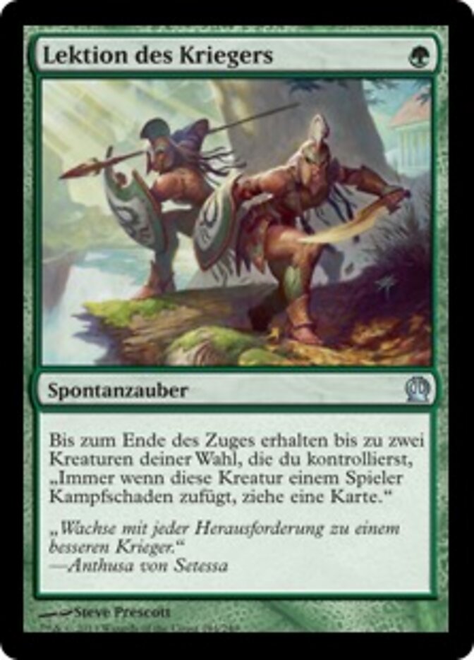 Lektion des Kriegers