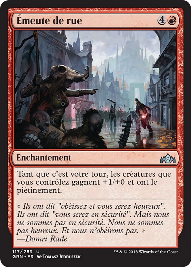 Émeute de rue