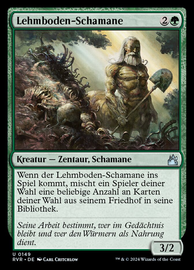 Lehmboden-Schamane