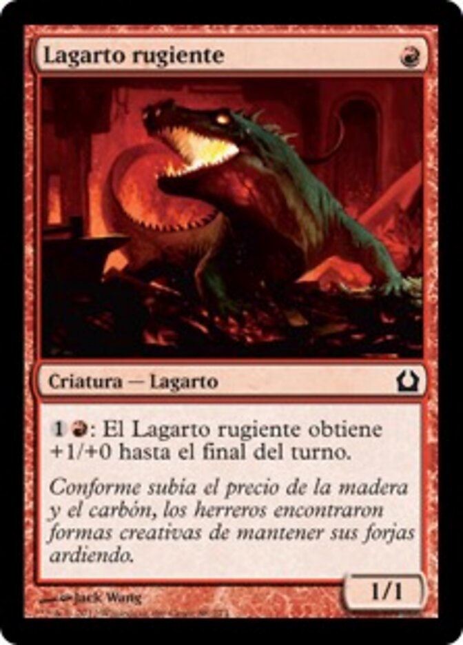 Lagarto rugiente