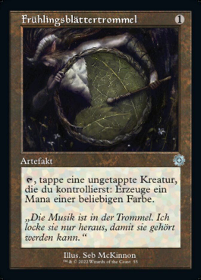 Frühlingsblättertrommel