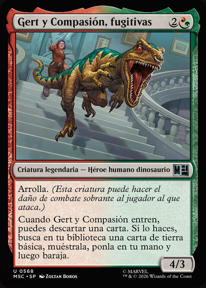 Gert y Compasión, fugitivas