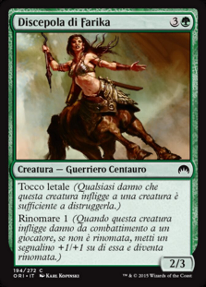 Discepola di Farika