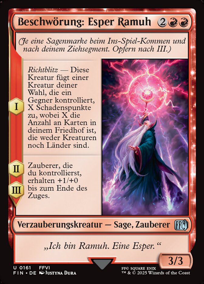Beschwörung: Esper Ramuh
