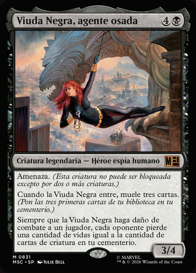 Viuda Negra, agente osada