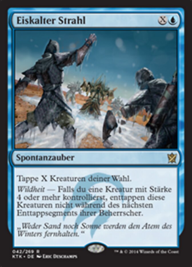 Eiskalter Strahl