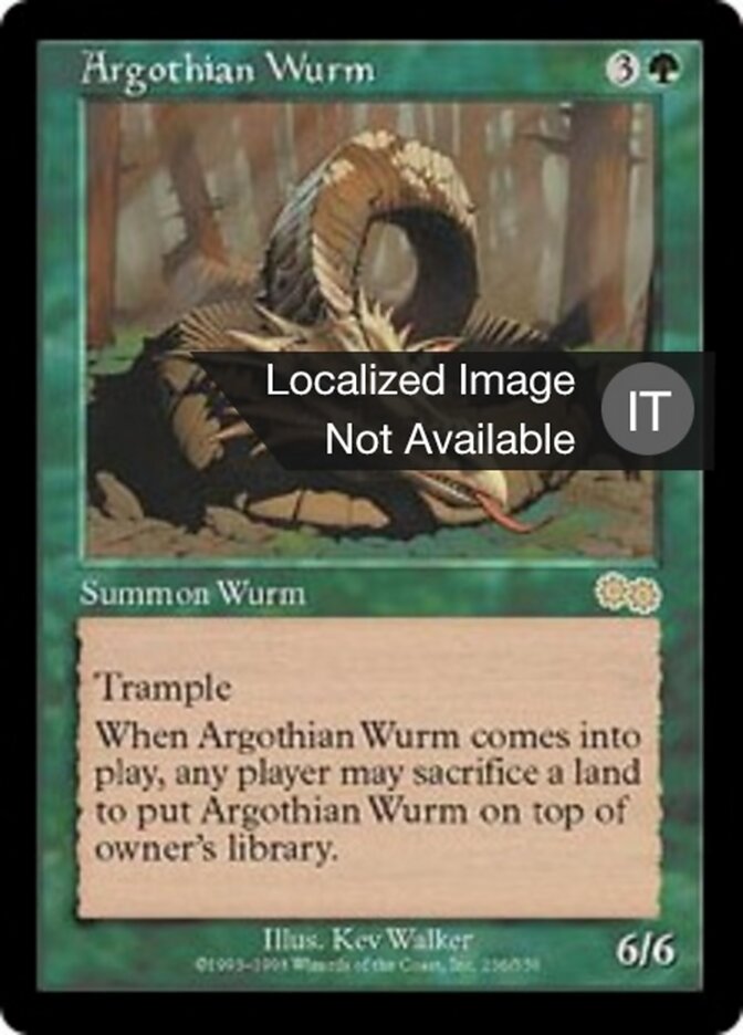 Wurm Argothiano