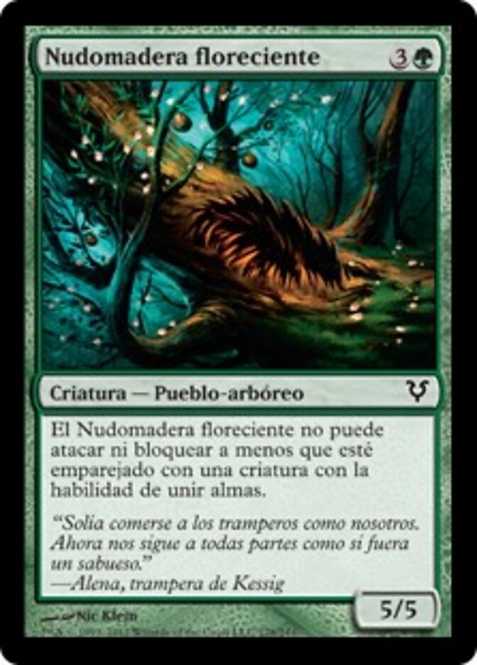 Nudomadera floreciente