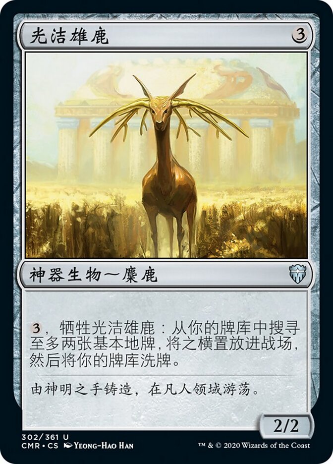 光洁雄鹿