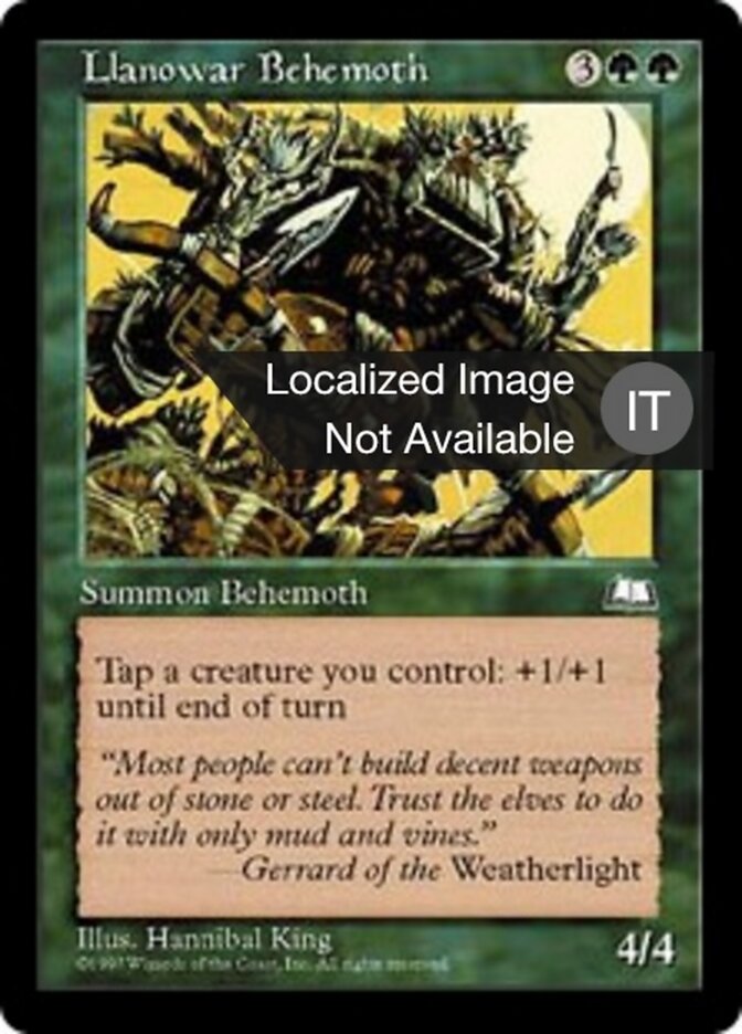 Behemoth di Llanowar