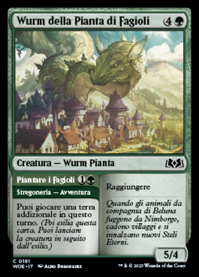 Beanstalk Wurm // Plant Beans