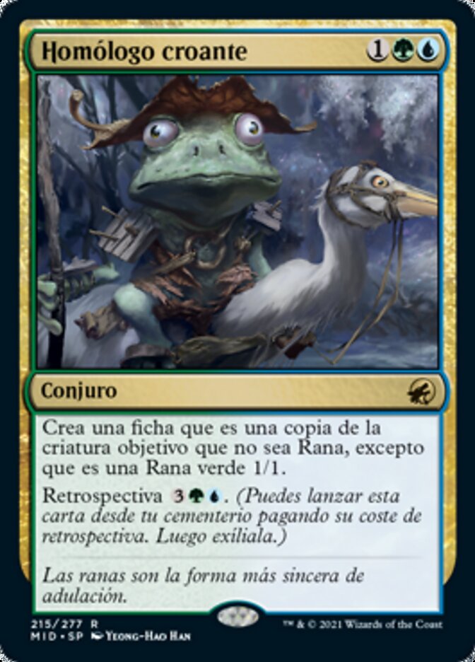 Homólogo croante
