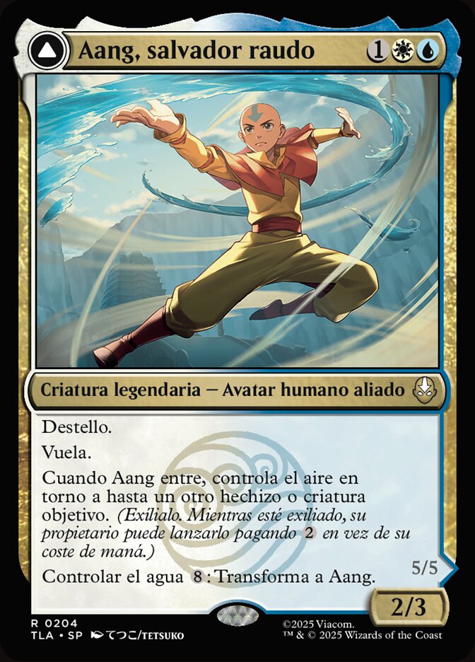 Aang, Swift Savior // Aang and La, Ocean's Fury