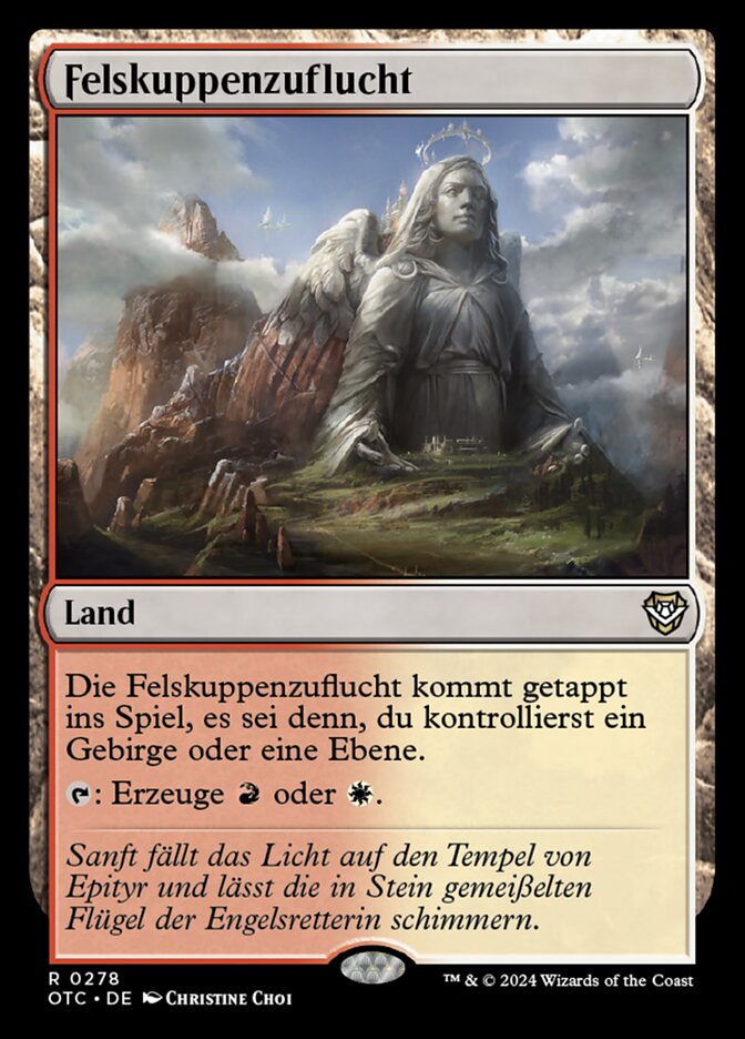 Felskuppenzuflucht