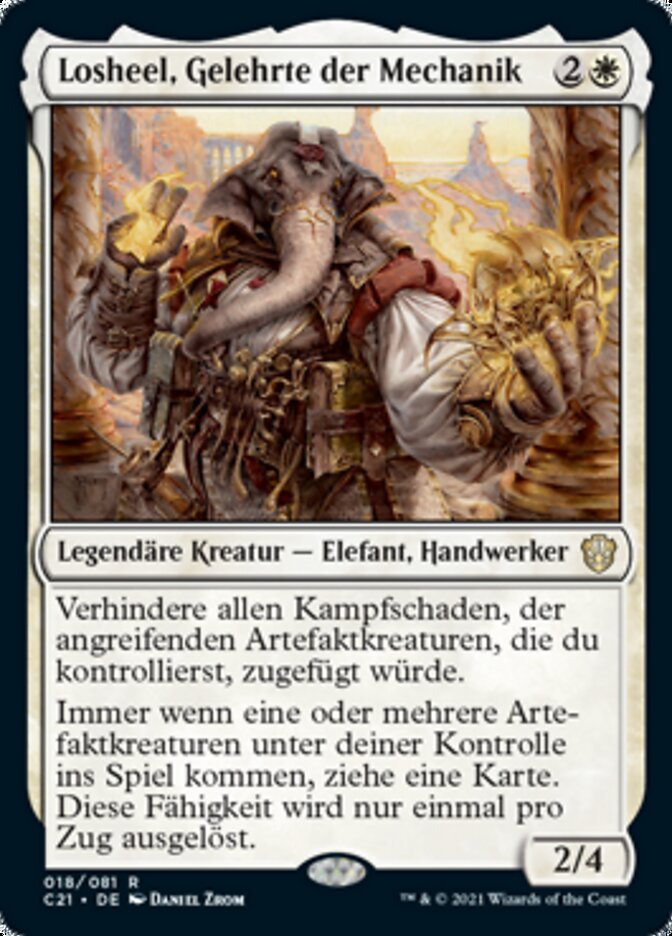 Losheel, Gelehrte der Mechanik