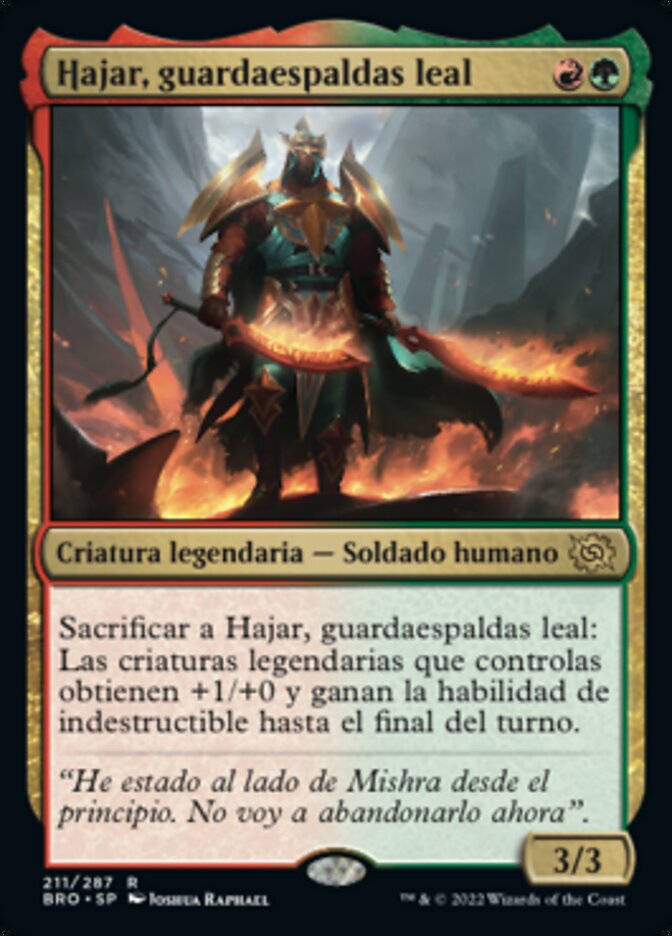 Hajar, guardaespaldas leal