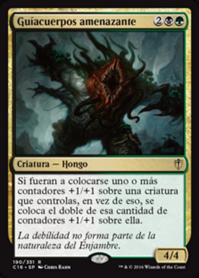 Guíacuerpos amenazante