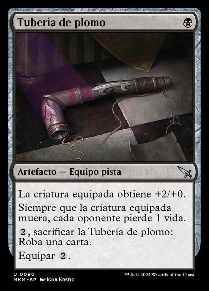 Tubería de plomo