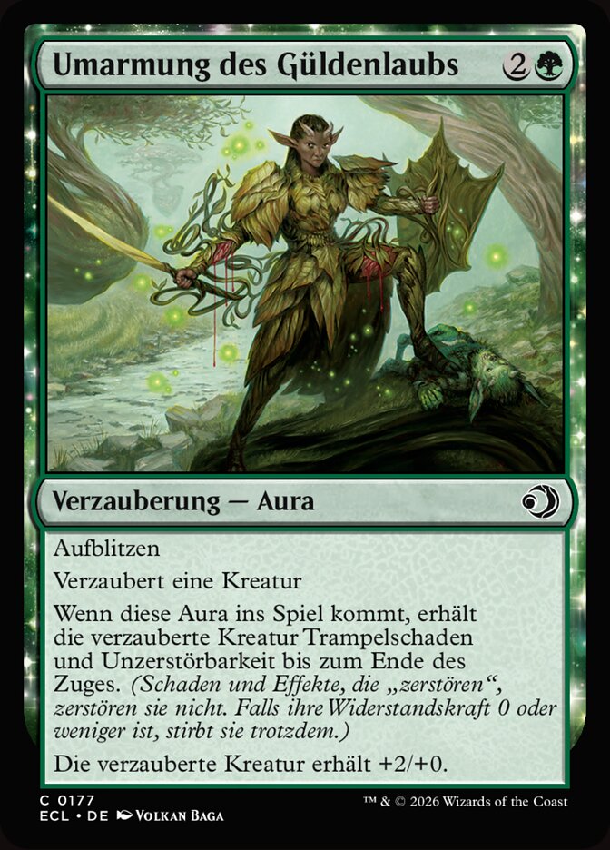 Umarmung des Güldenlaubs