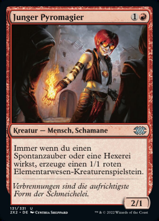 Junger Pyromagier