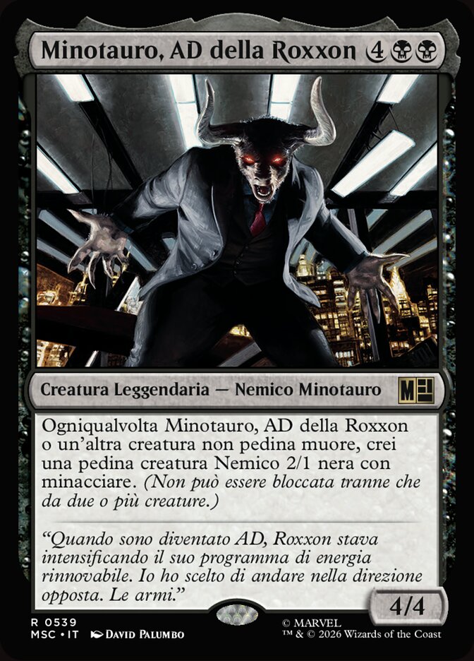Minotauro, AD della Roxxon