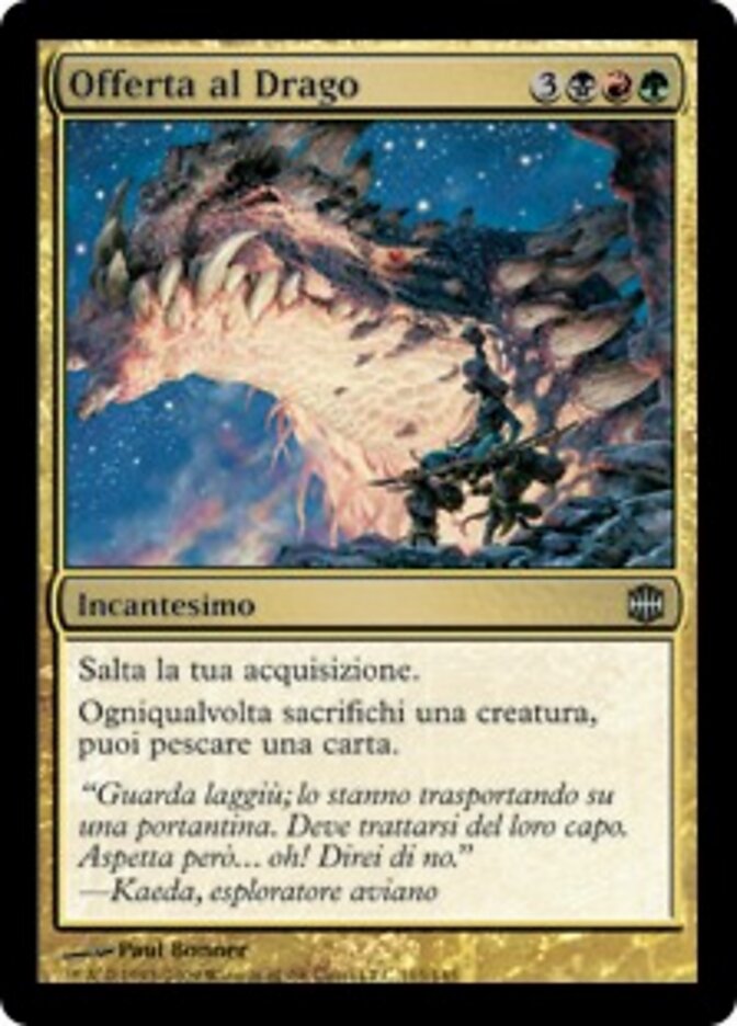 Offerta al Drago