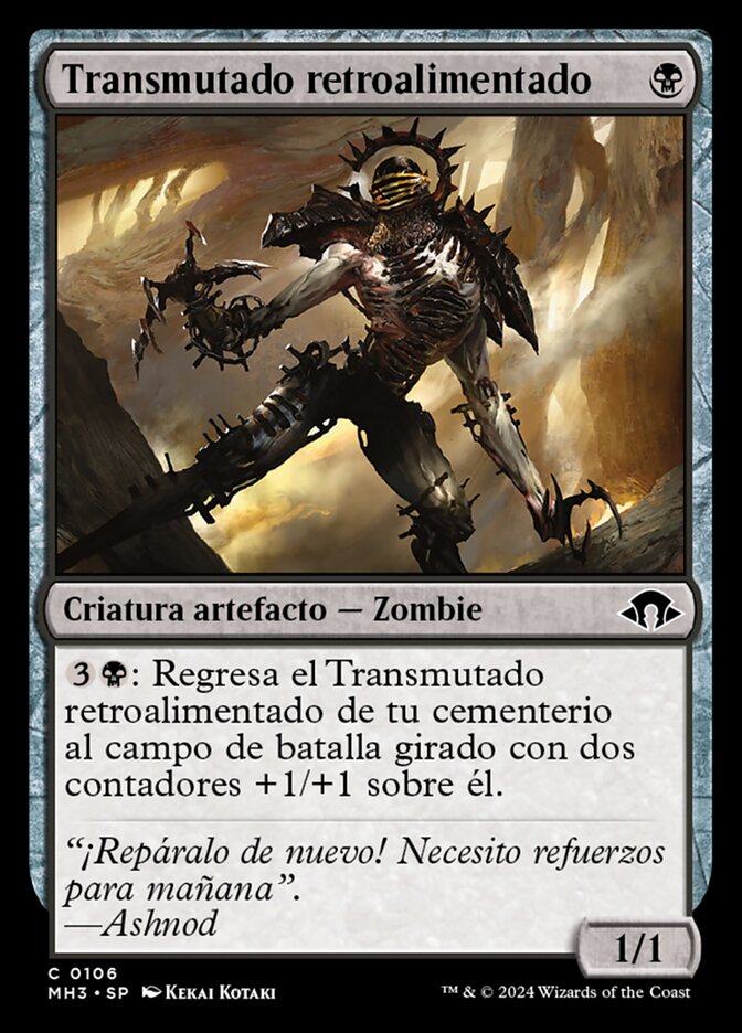 Transmutado retroalimentado