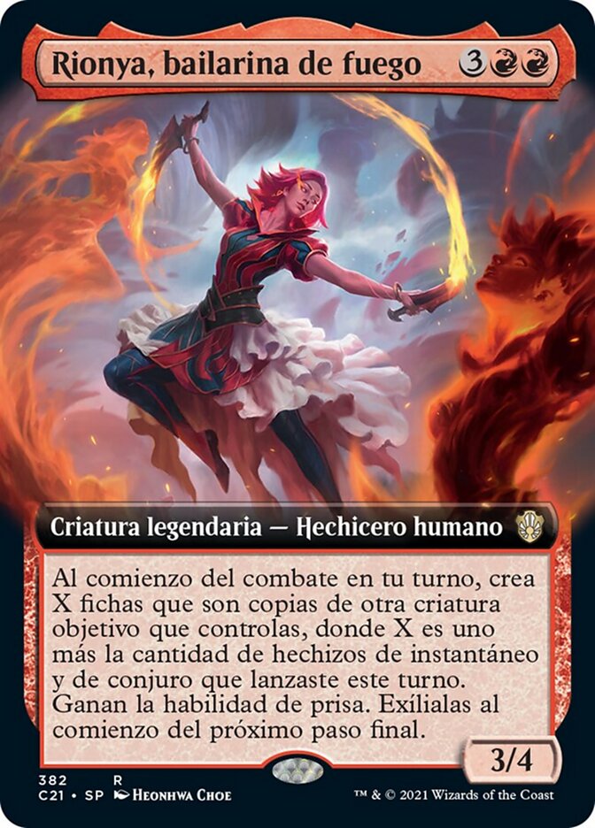 Rionya, bailarina de fuego