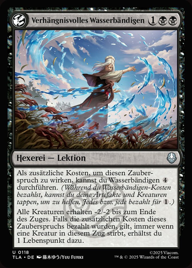 Verhängnisvolles Wasserbändigen