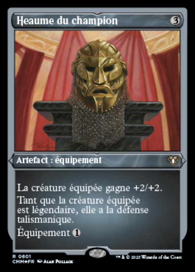 Heaume du champion